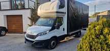 Iveco 35S18 DAILY  3,0  Podnoszona Zabudowa PAKA 5m 10 europalet  Klima Webasto CB Sypialka podnoszony Dach 5m10Europalet doinwestowany