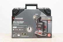 NEW! Акумуляторний безщітковий фрезер Parkside PPAKF 12 A1 + 6 фрез