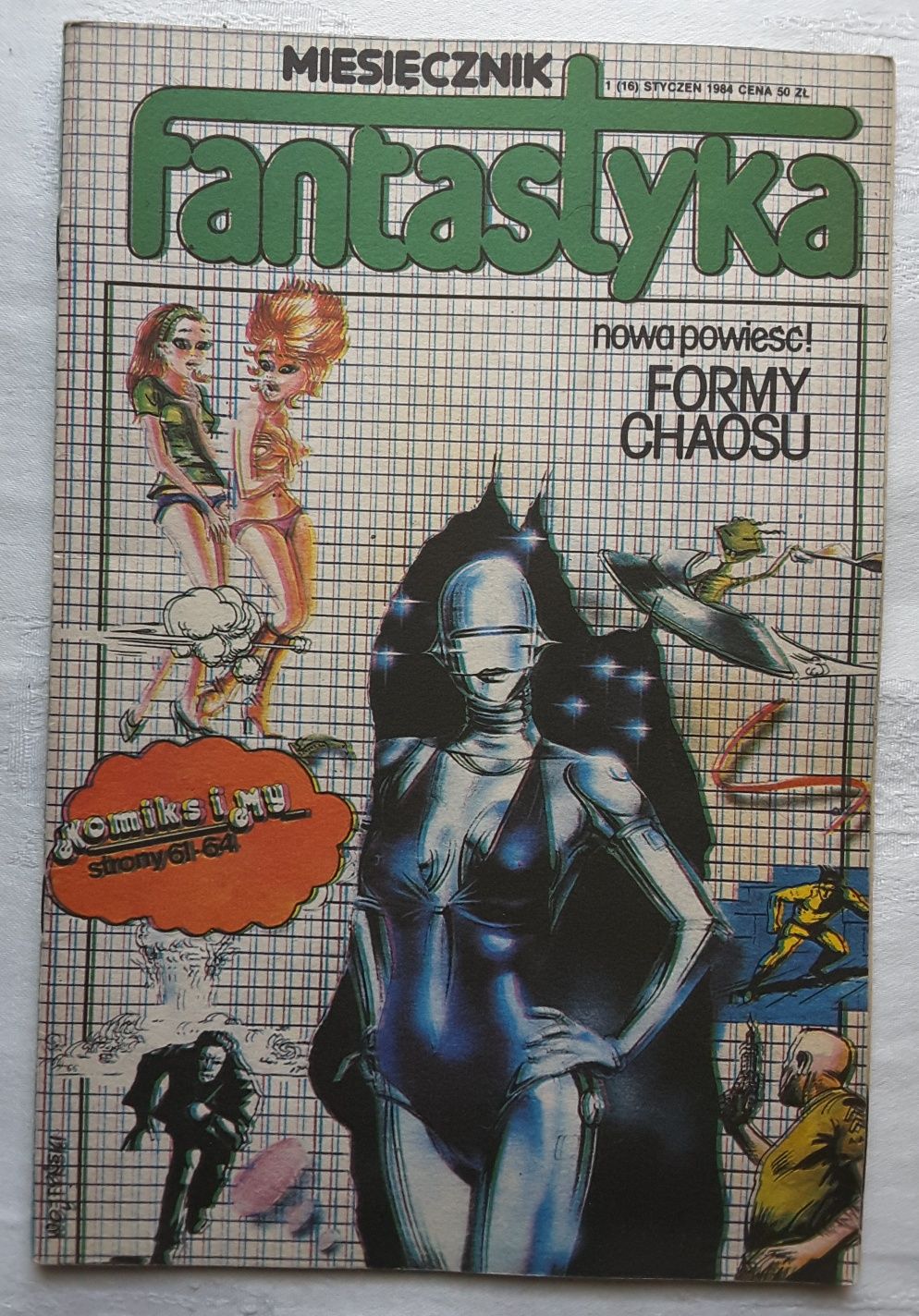 Czasopismo Fantastyka nr 1 (16) Styczeń 1984