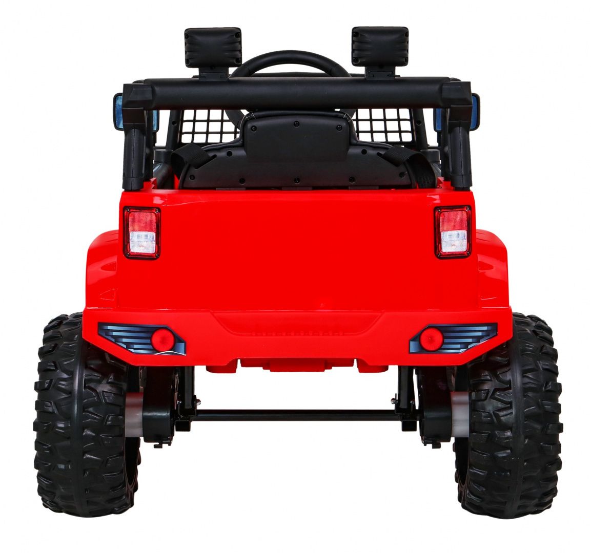 Autko Jeep Dark Night na akumulator Czerwony