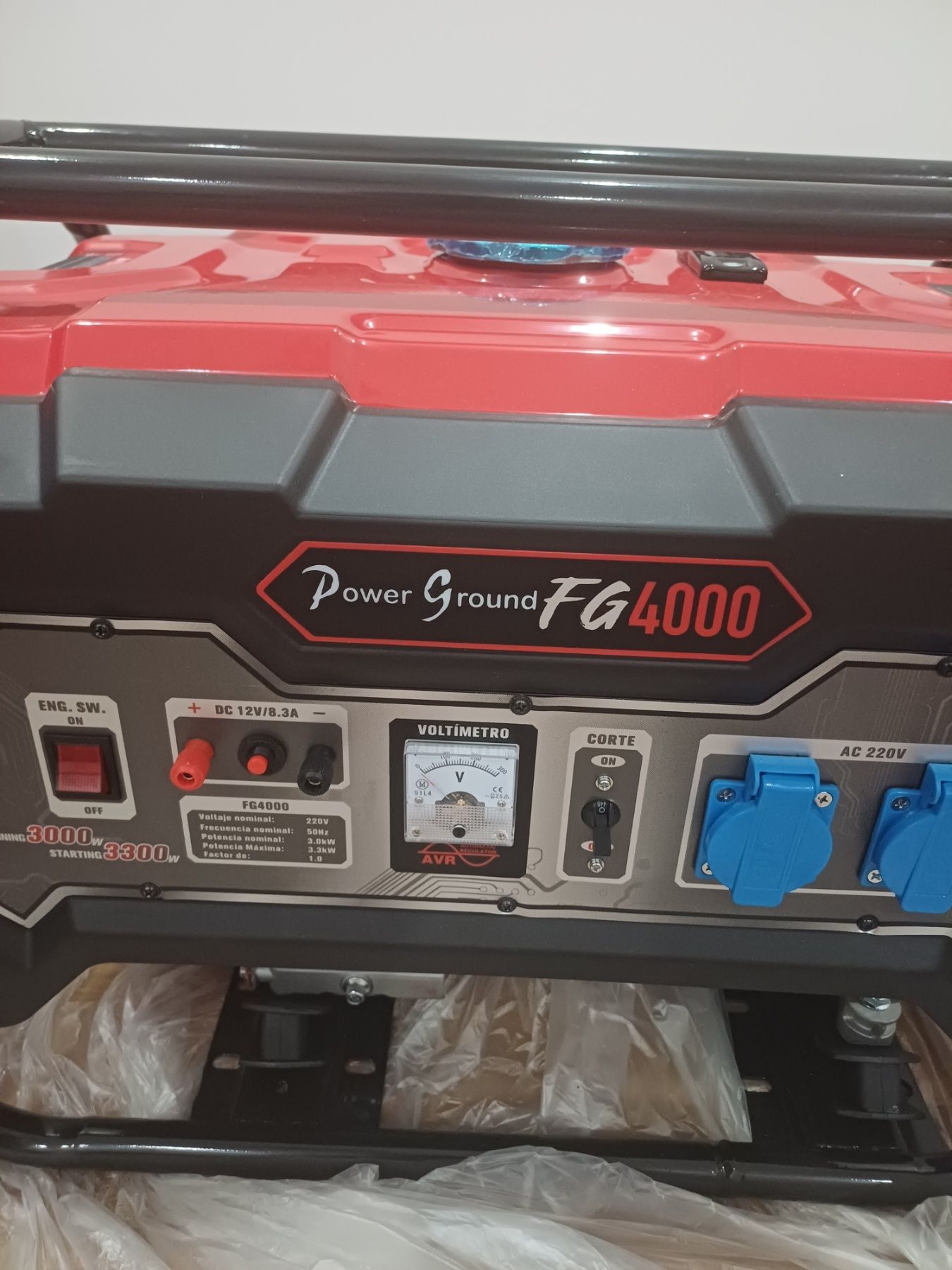 Генератор бензиновий Іспанської компанії Power Ground FG4000 AVR