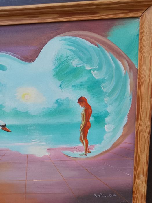 Forever przepiękny duży obraz olejny