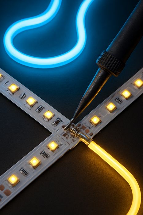 Serviço de solda - Fitas LED