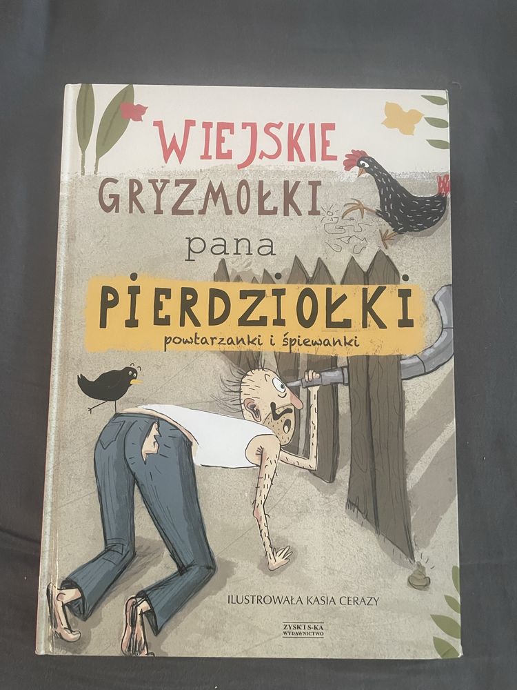 Wiejskie Gryzmolki pana pierdziołki ksiażka dla dzieci