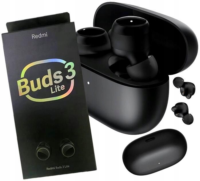 Słuchawki Douszne Xiaomi Redmi Buds 3 Lite Bluetooth Sportowe Do Biega