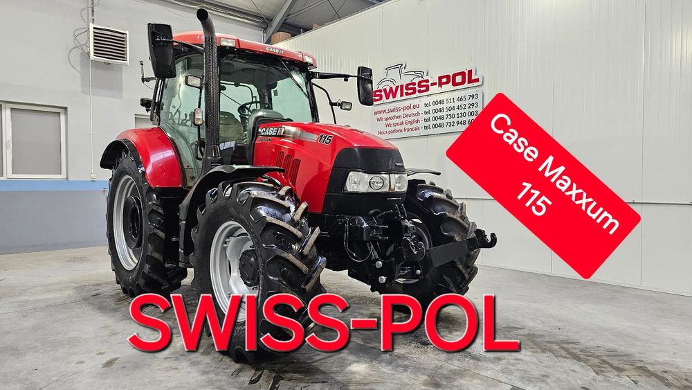 Case IH Maxxum 115 Biegi Pełzające Transport TS115A  Arion 620 John 6330  TS125 TM maxxum 125case  Posiadamy transport zobacz Film Pronar Ursus Zetor