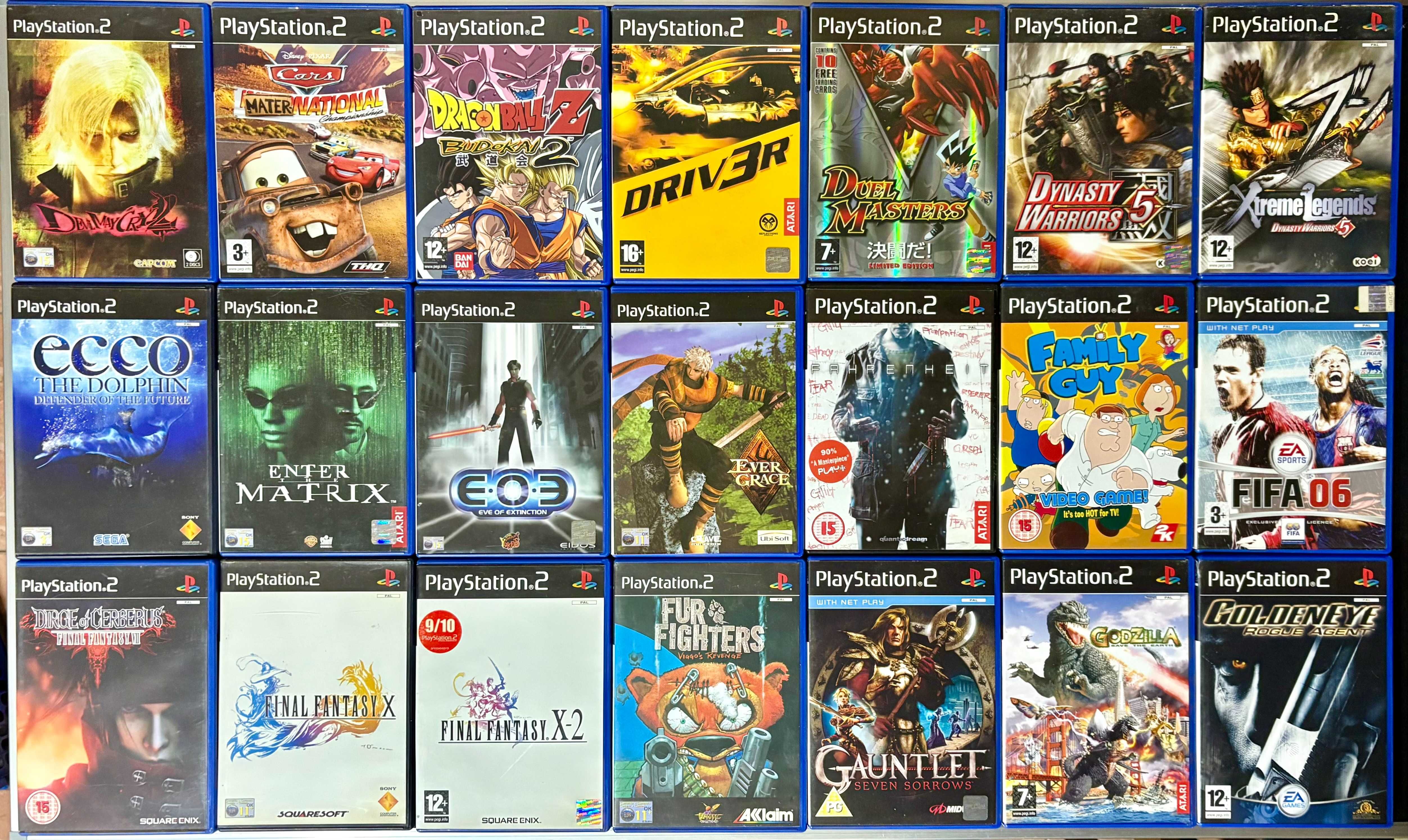 JOGOS PLAYSTATION 2 / PS2 (SEM MANUAIS) | Portes Grátis | (à unidade)