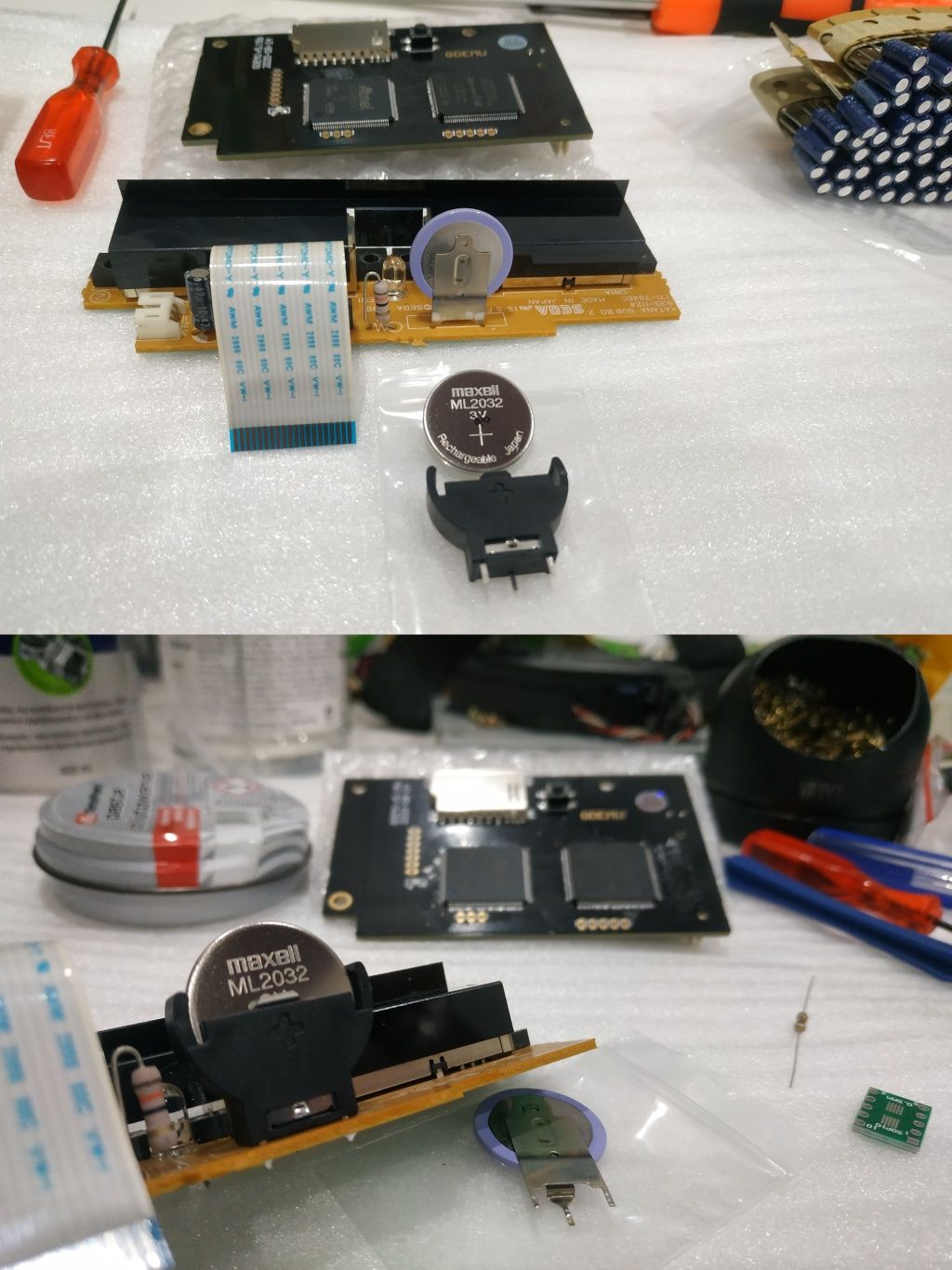 Sega Dreamcast Pilha + Reparação + Manutenção..