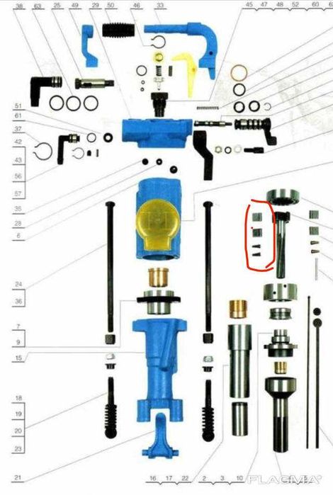 Пневмоперфораторы  ,пневмомолоток Y19A, Y24, YT28, YT29