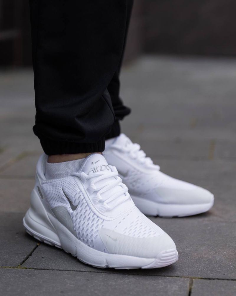 Мужские кроссовки найк аир макс Nike Air Max 270 All White [41-46]