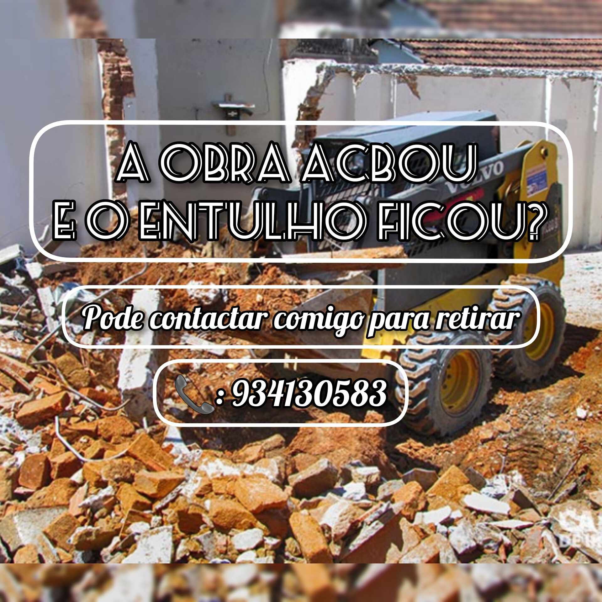 Demolições c/s máquina