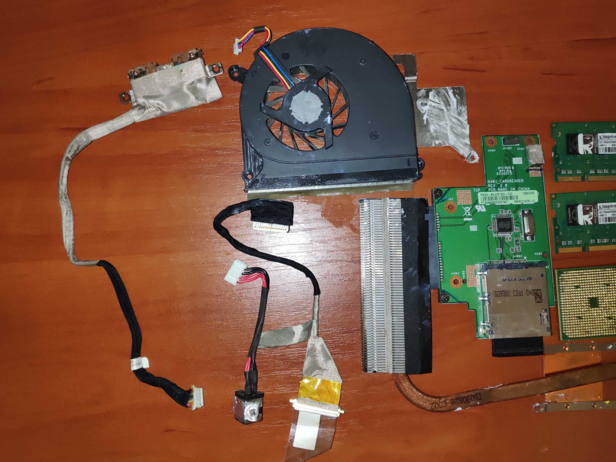 Ноутбук ASUS K40AB разборка