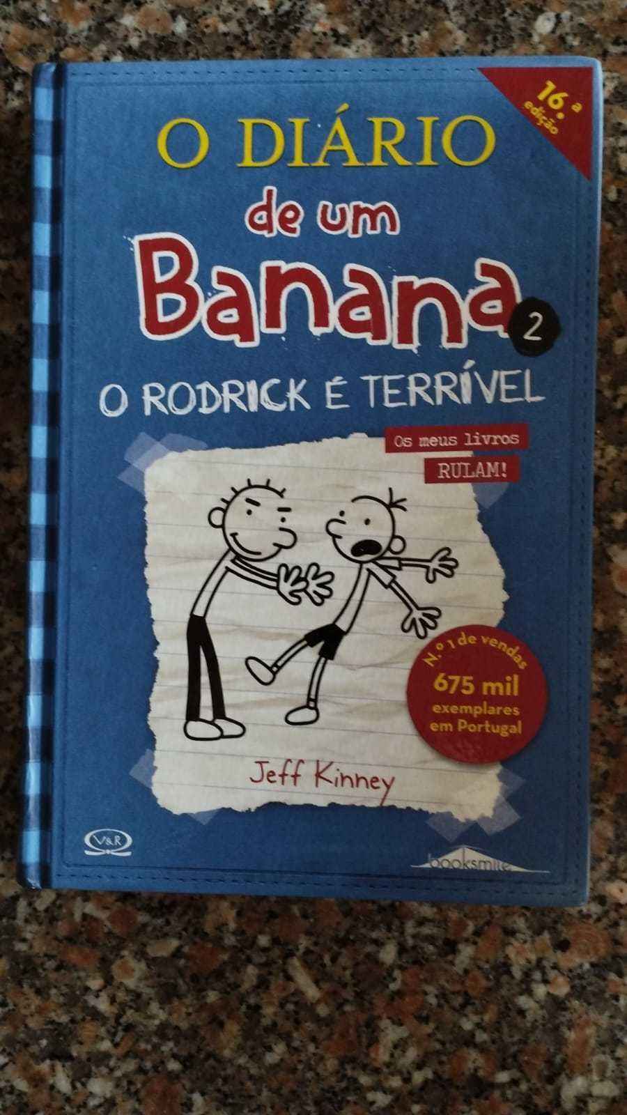 Livros da saga "O Diário de Um Banana" a ótimo preço