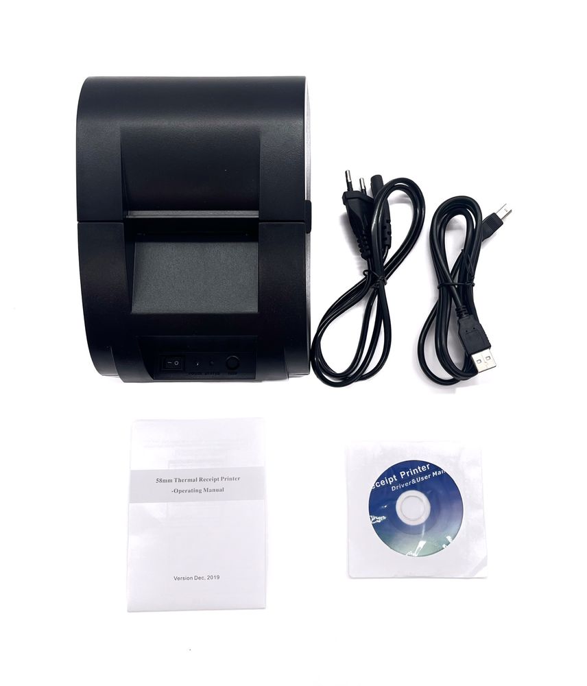 Термопринтер чековый RD-5890KBL 58мм USB Bluetooth