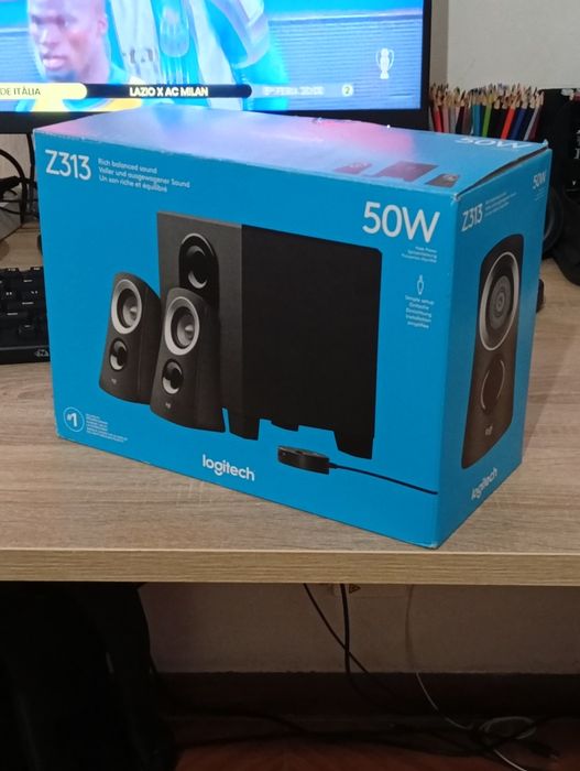 Colunas PC Logitech Z313 NOVAS