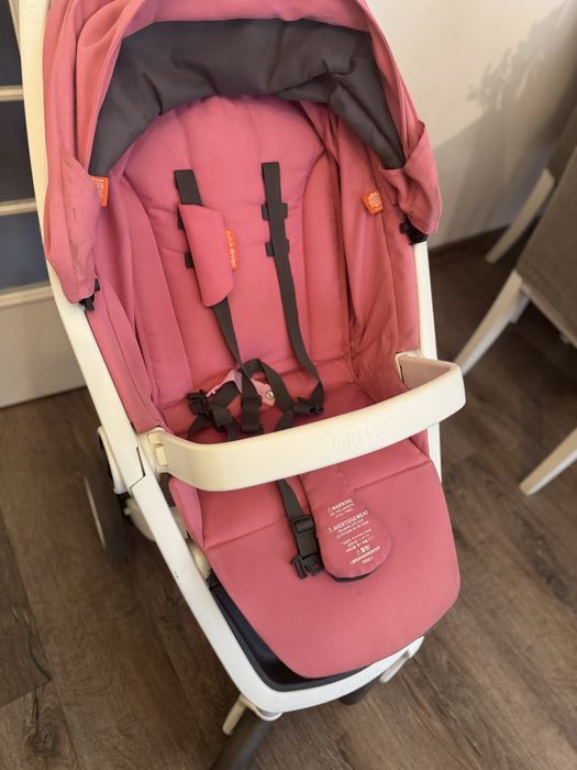 Wozek spacerowy greentom lekki rozowy