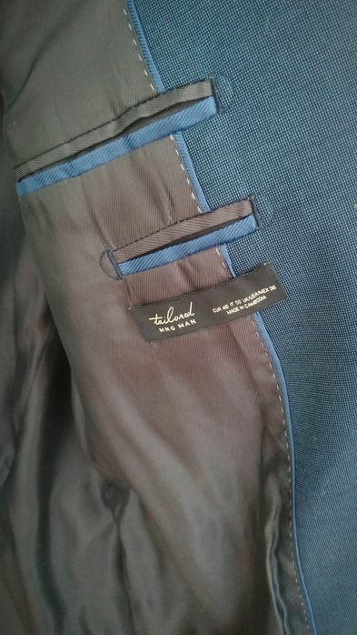 Fato Mango Slim (casaco 46, calça 38) + camisa Oferta Mango