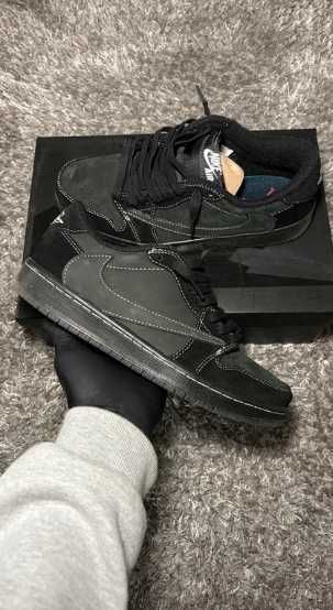 Jordan 1 Retro Low OG SP Travis Scott Black Phantom EU 41