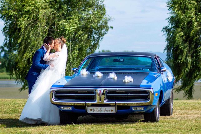 Dodge Charger ślub zabytkowy samochód ślubny mustang chevrolet camaro