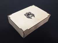 Деревянная коробка с гравировкой, упаковка для подарков.