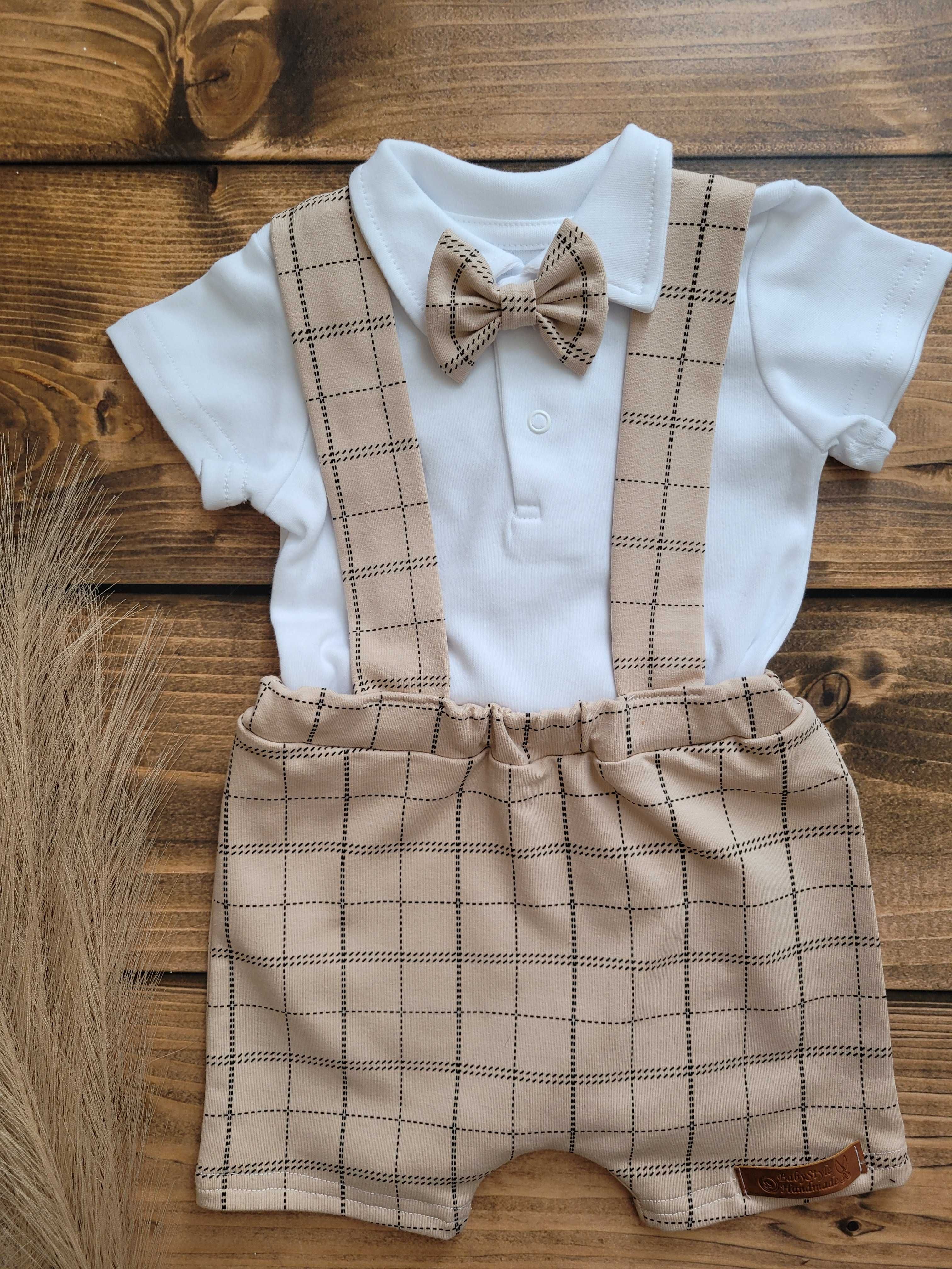 LATO komplet elegancki komplet na chrzest garniturek chrztu roczek 80