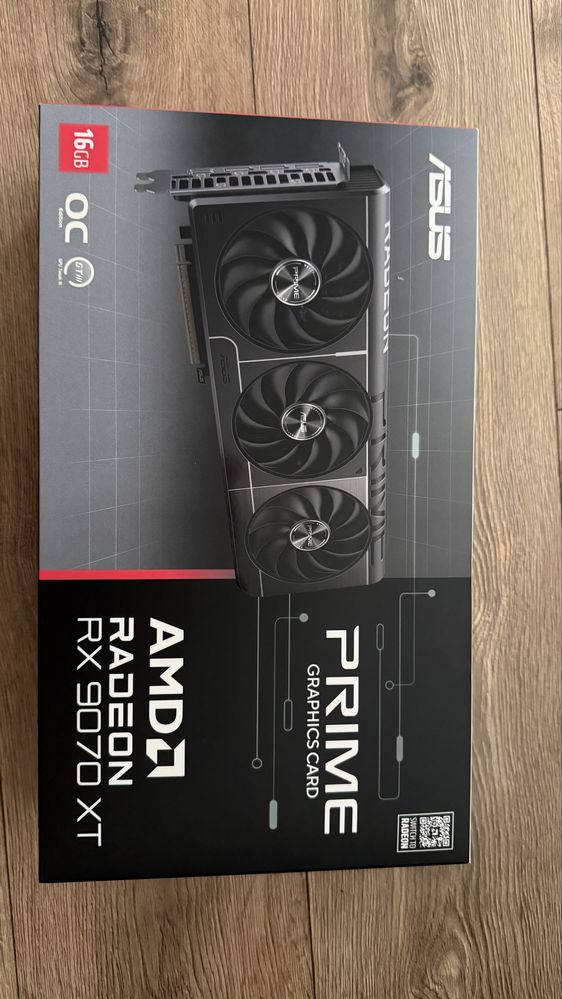 Nowy asus rx 9070 xt prime oc