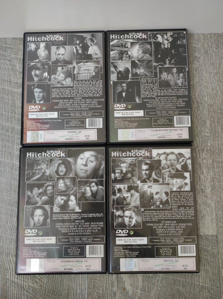 8 filmes Alfred Hitchcock