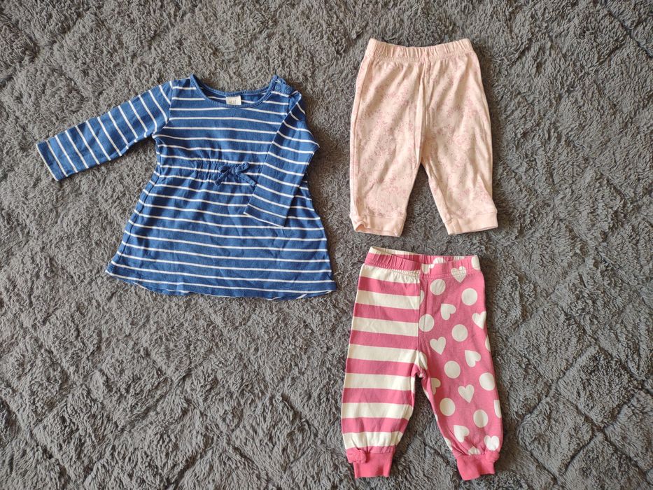 Zestaw ubranek dla dziewczynki, rozmiar 62/68