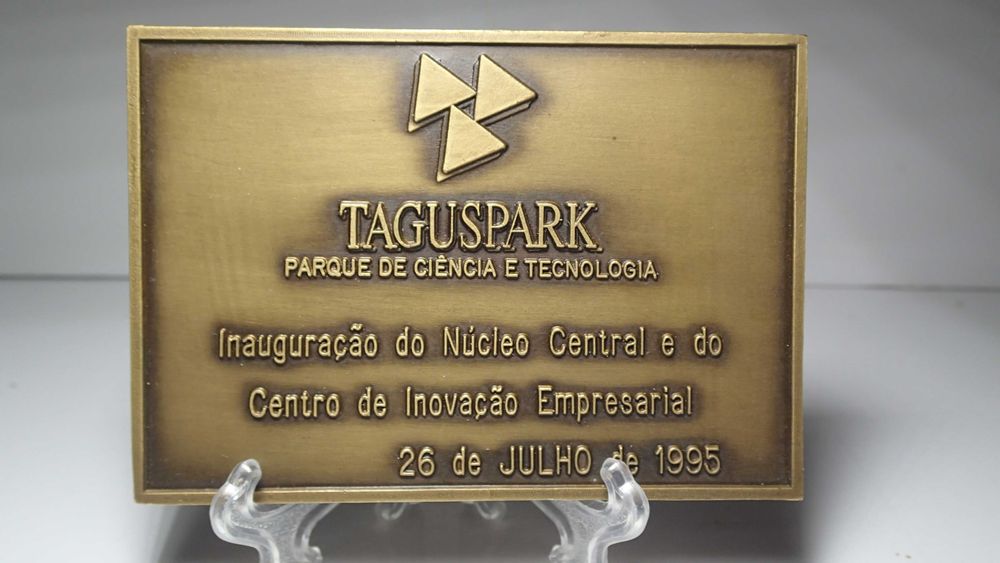 Placa em Bronze TAGUSPARK