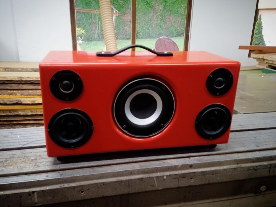 Boombox ALWARO przenośny głośnik bluetooth DIY
