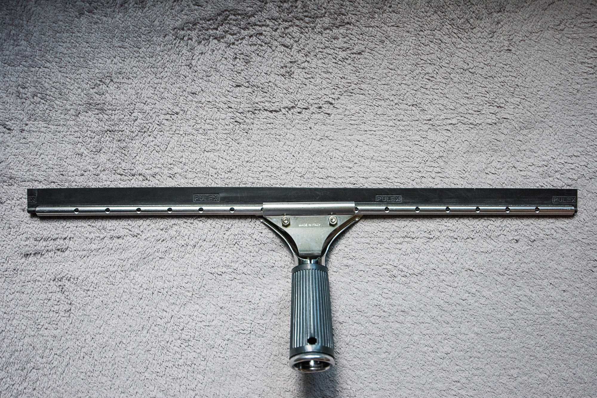 PULEX Ściągaczka do szyb ze stali nierdzewnej z gumą wymienną 45 cm