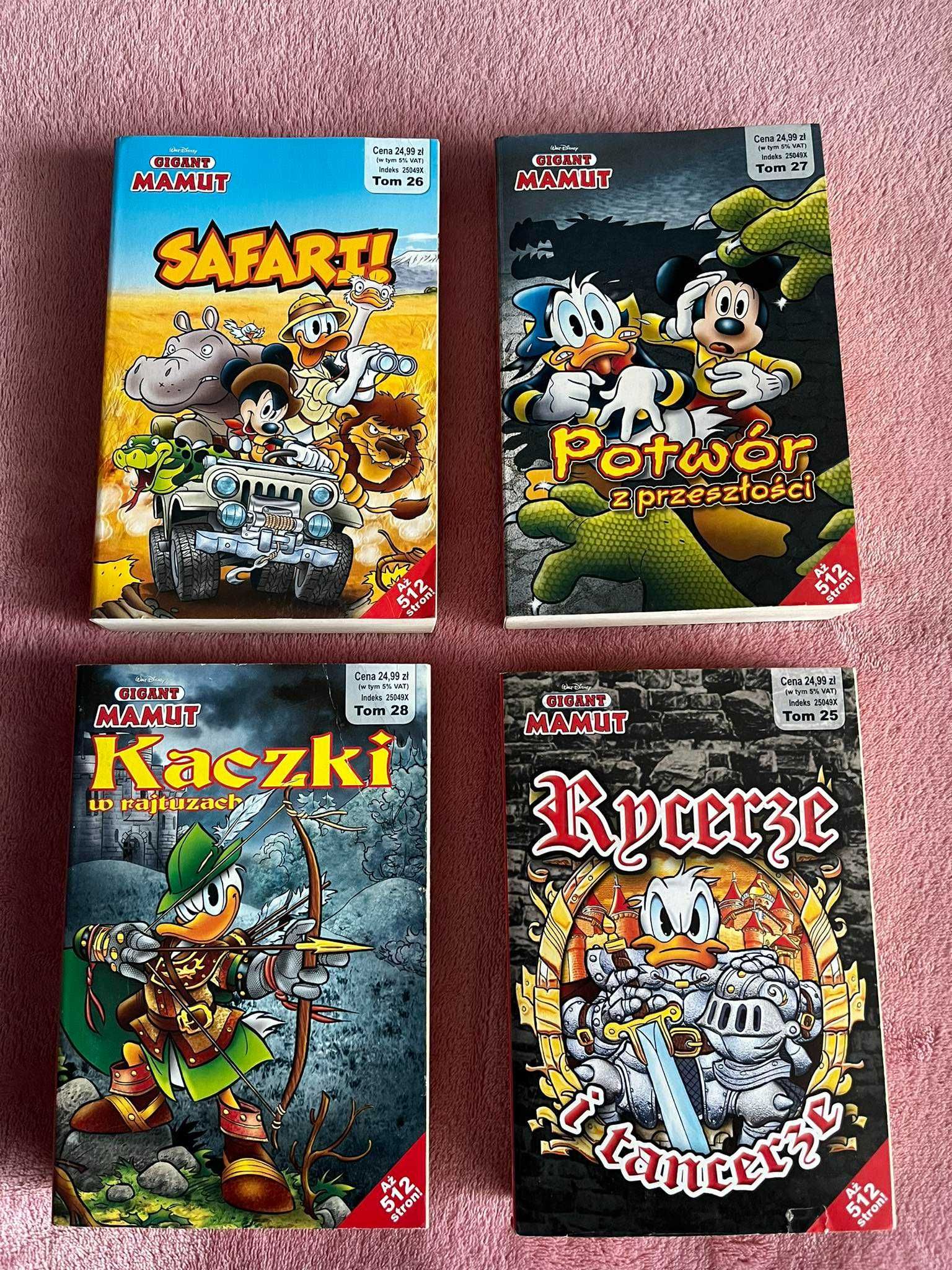 KOMIKS Gigant Mamut TOM 25,26,27,28(Zestaw) ORAZ INNE TOMY