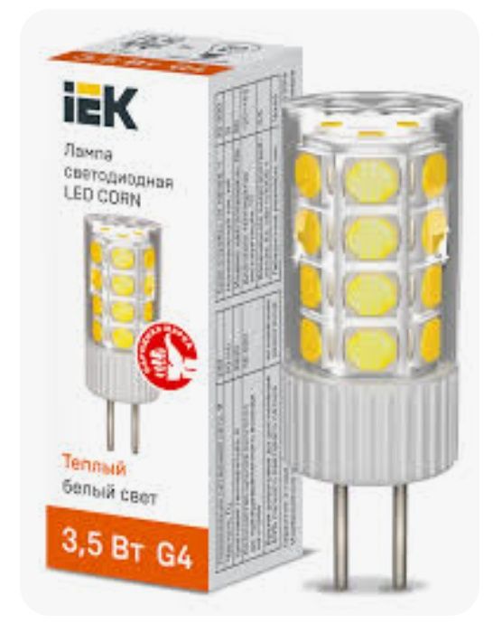 Лампочка IEK 3вт (G4) тепла
