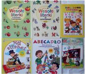 Edukacyjne kolorowanki do nauki pisania z naklejkami - zestaw dla kl 1