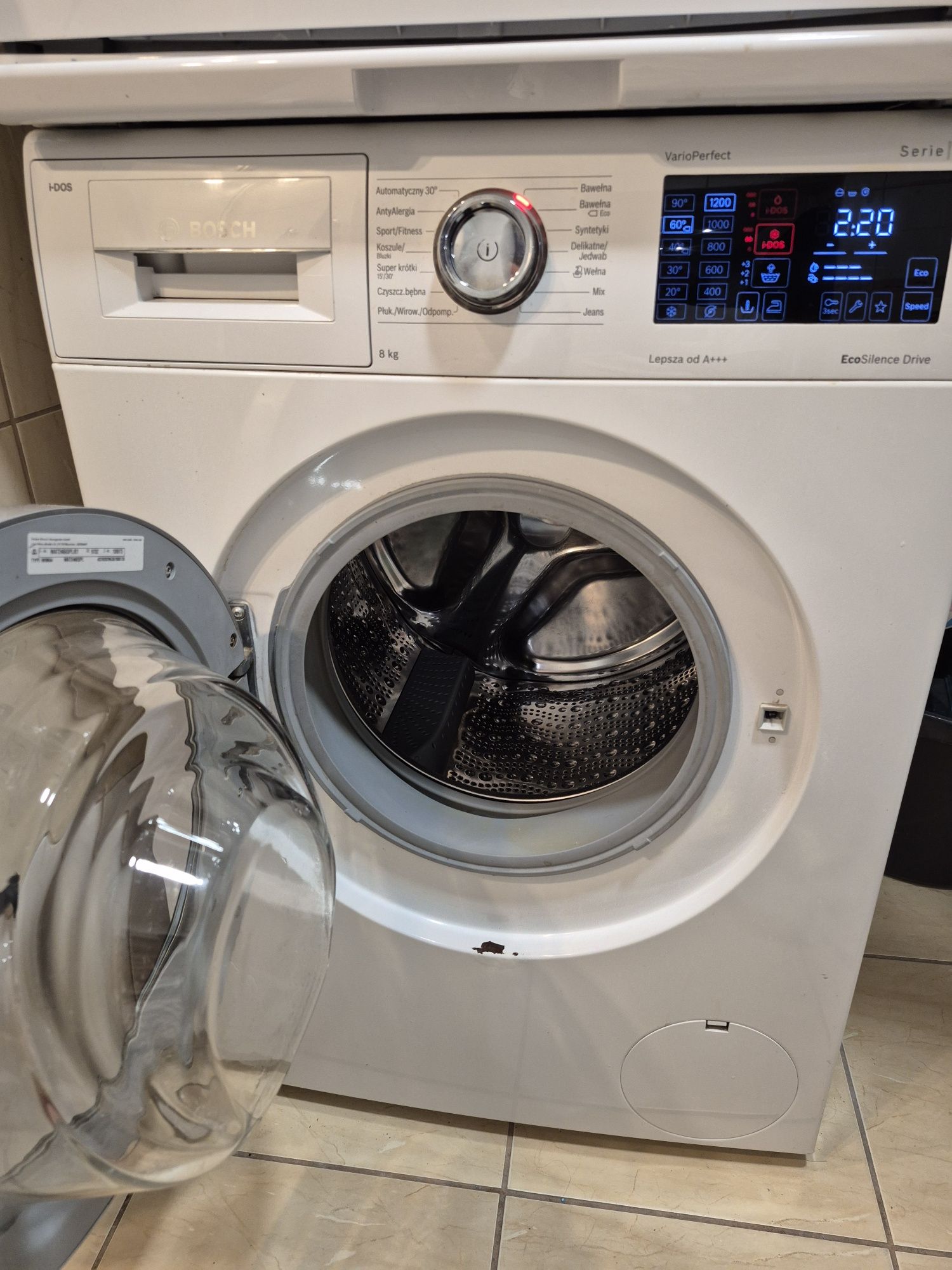 Pralka Bosch serie 6 i-dos Eco silence Drive