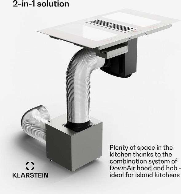 Плита індукційна з витяжкою Klarstein з Німеччини / плита с Германии