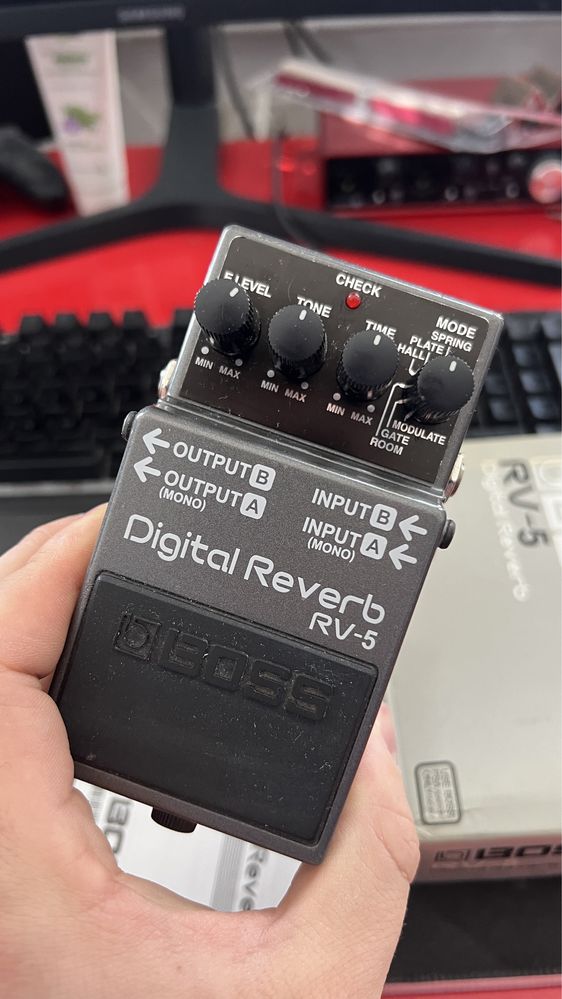 Efekt gitarowy reverb pogłos BOSS RV-5, legenda, bdb!