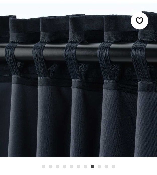 Zasłony SANELA ikea