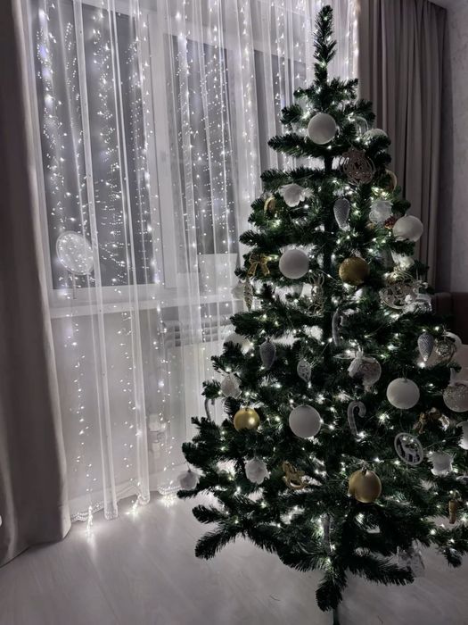 Гірлянда Роса Штора “Хвойна Лапа”