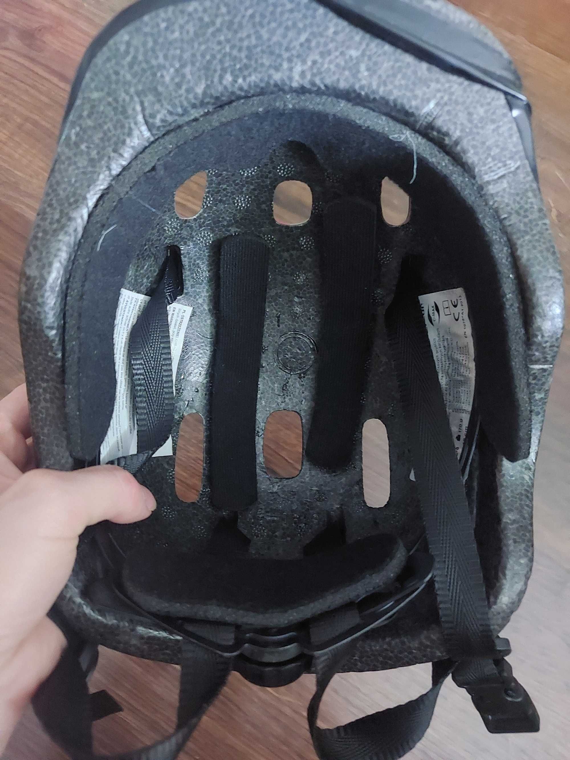 Kask 44 - 48 cm rowerowy dzieciecy dziewczecy rozowy meteor