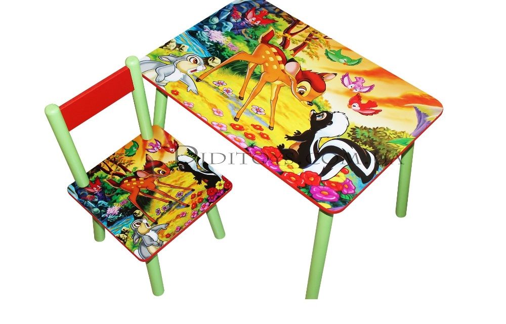 Детский стол и стульчик Бемби ( варианты) От производителя