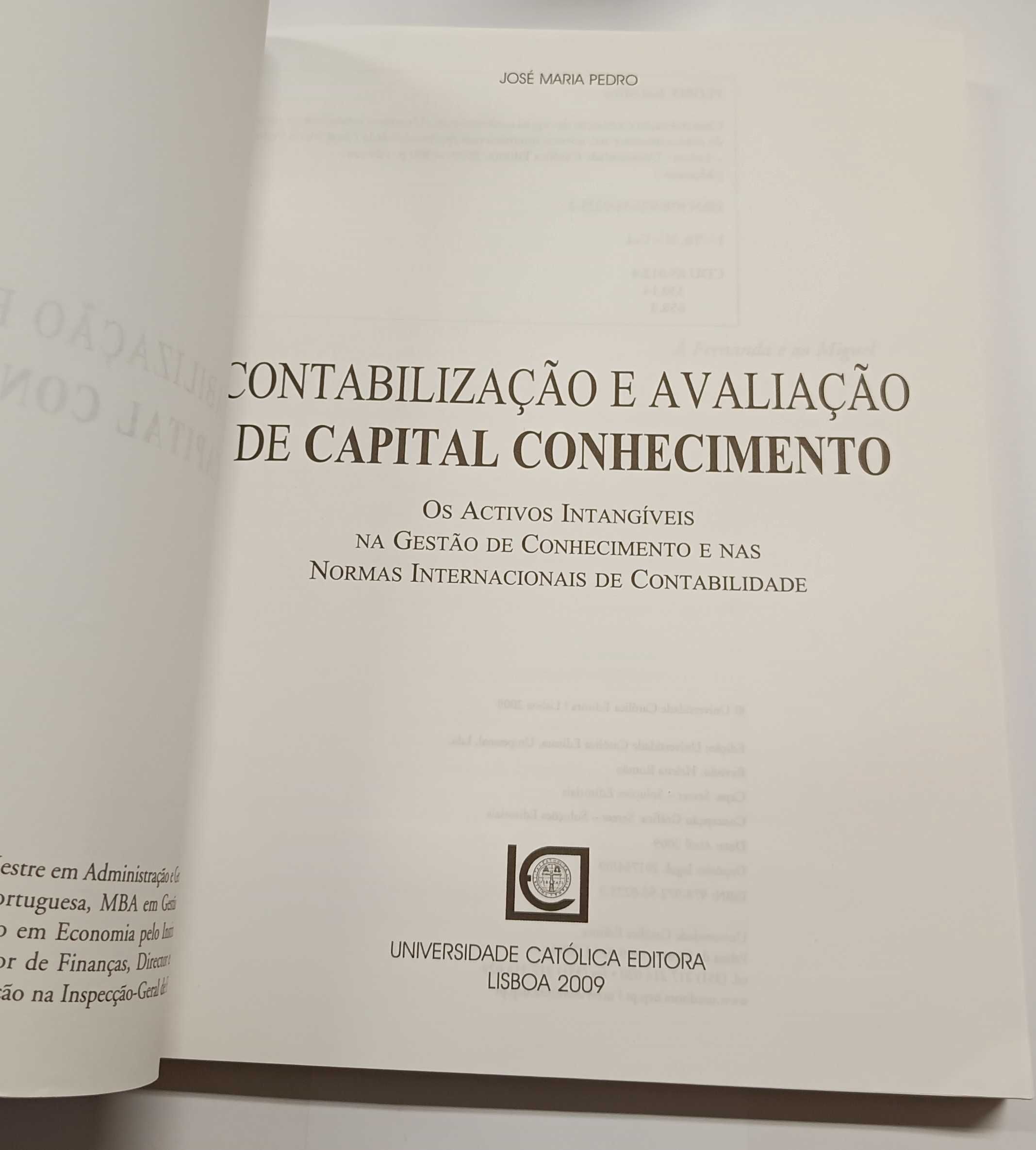 Contabilização e avaliação de capital conhecimento