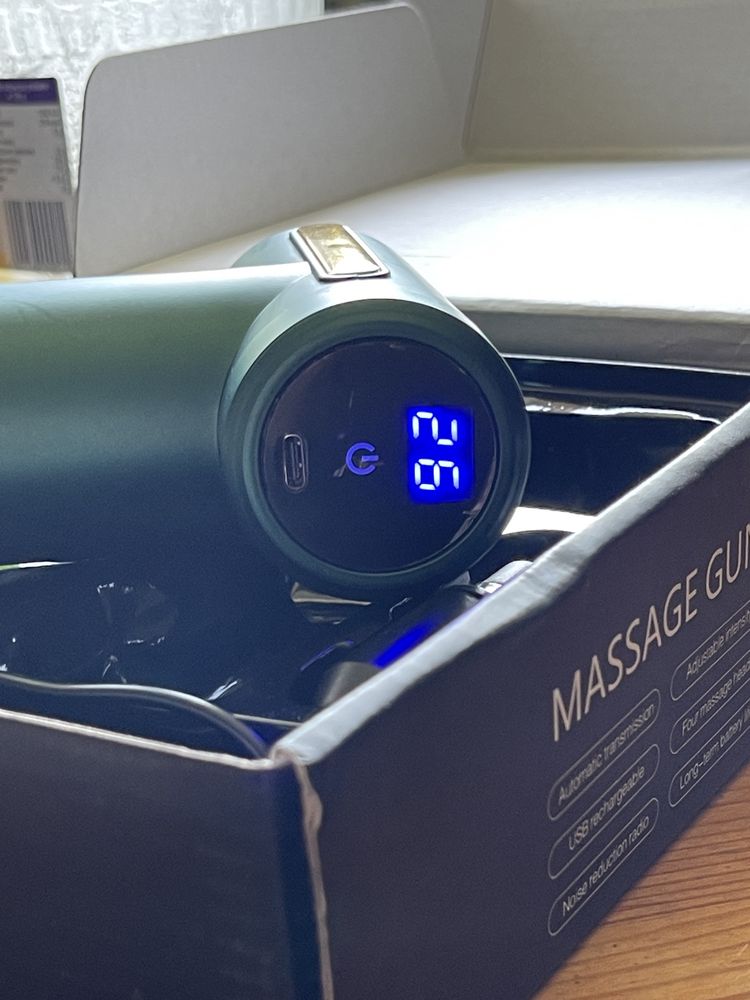 Gun massage, pistolet do masażu, masażer do pleców.