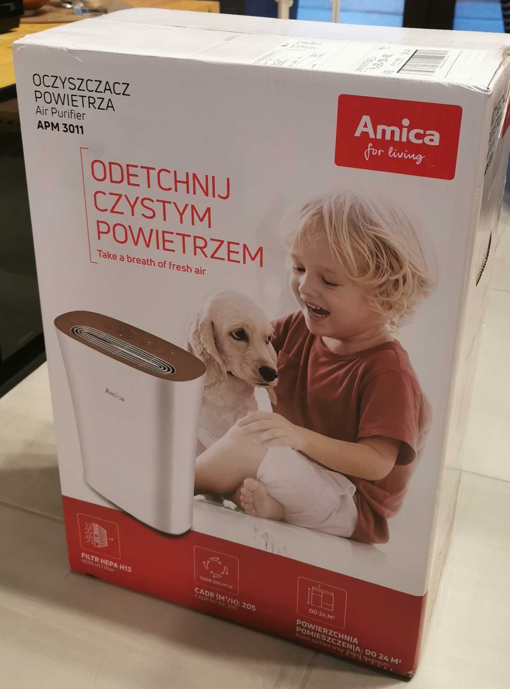 Oczyszczacz powietrza z jonizacja Amica APM 3011