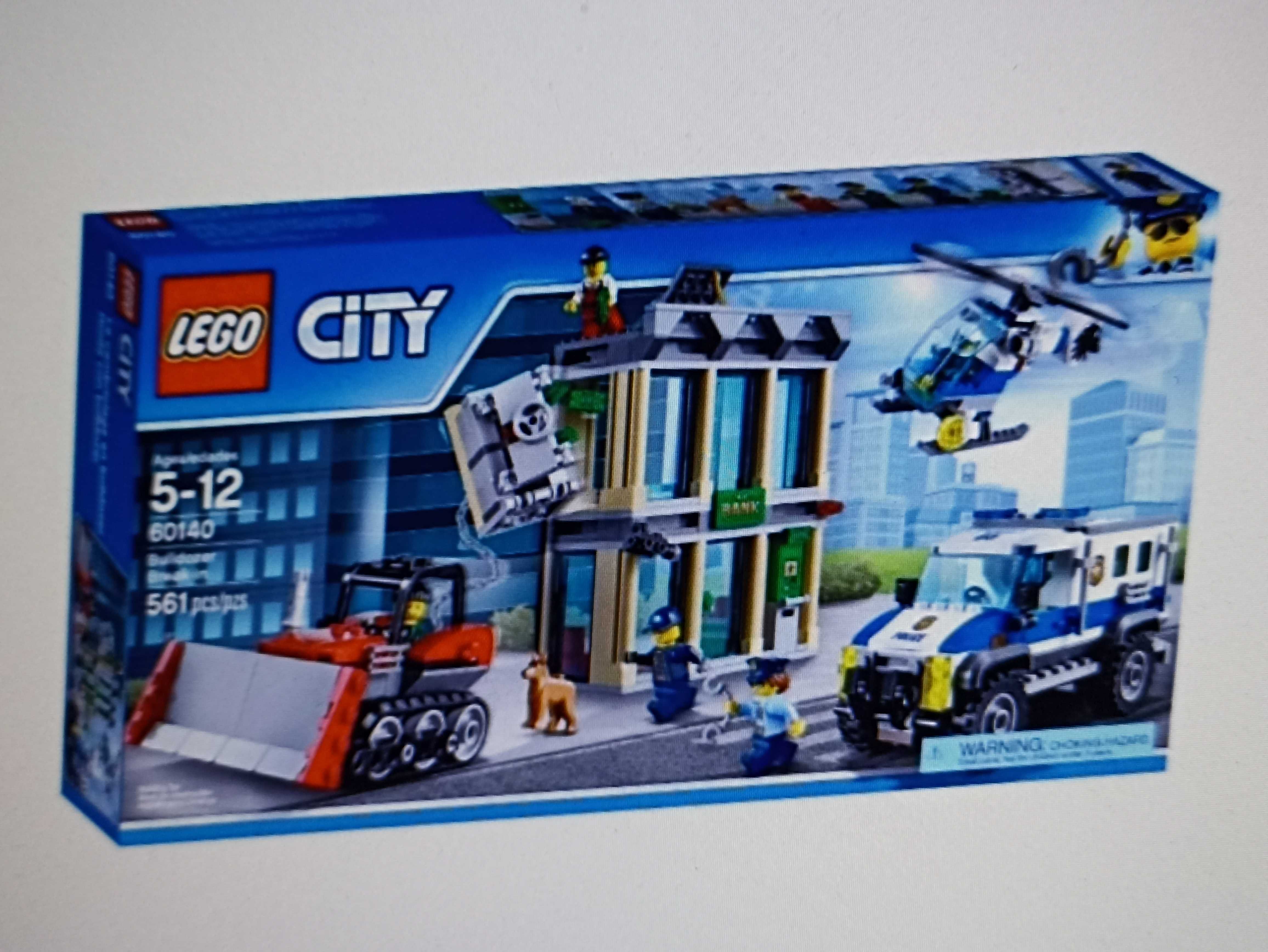 Lego 60140 City - włamanie buldożerem