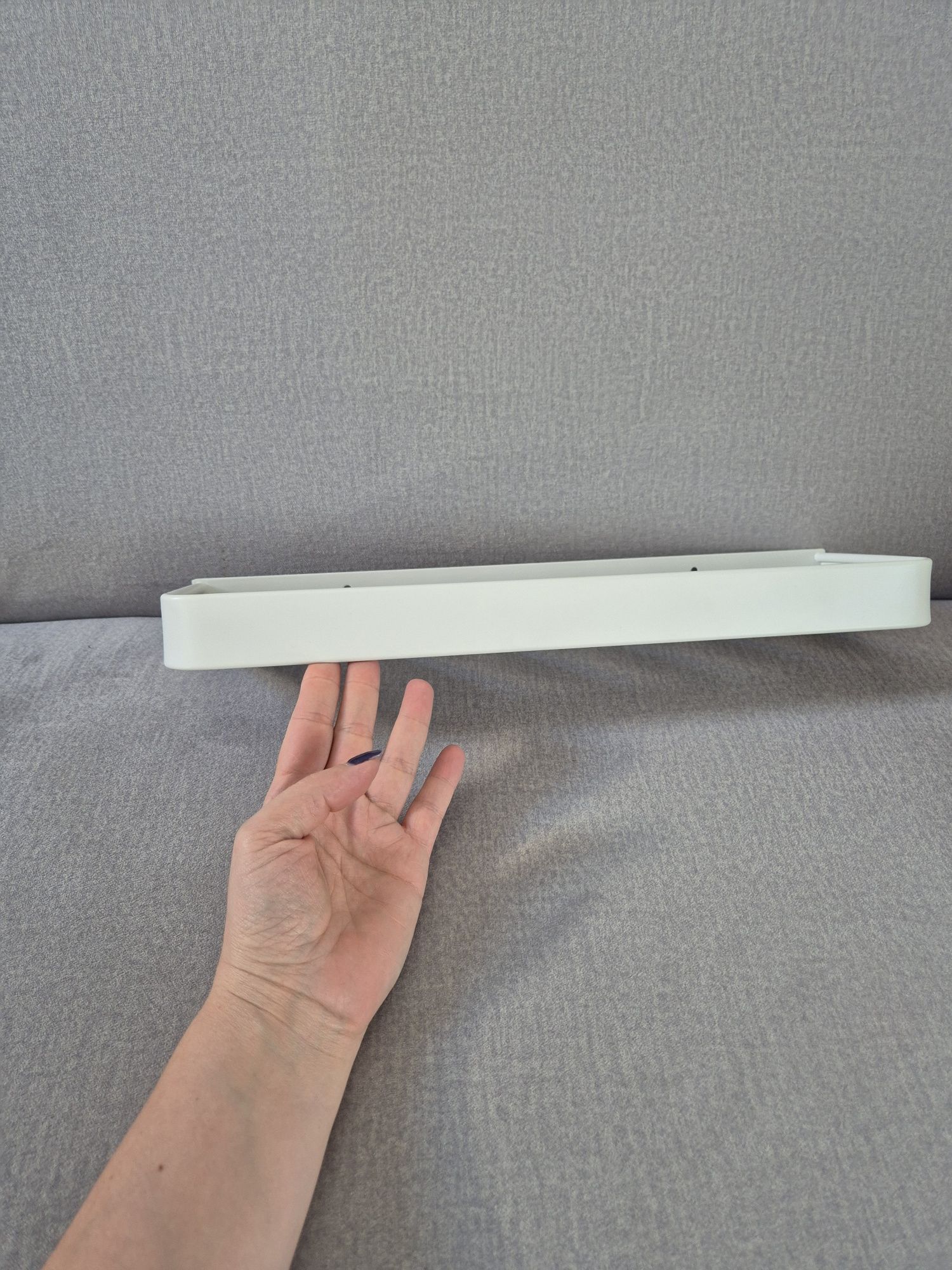 Nowa Półka łazienkowa wisząca biała LOFT 40cm