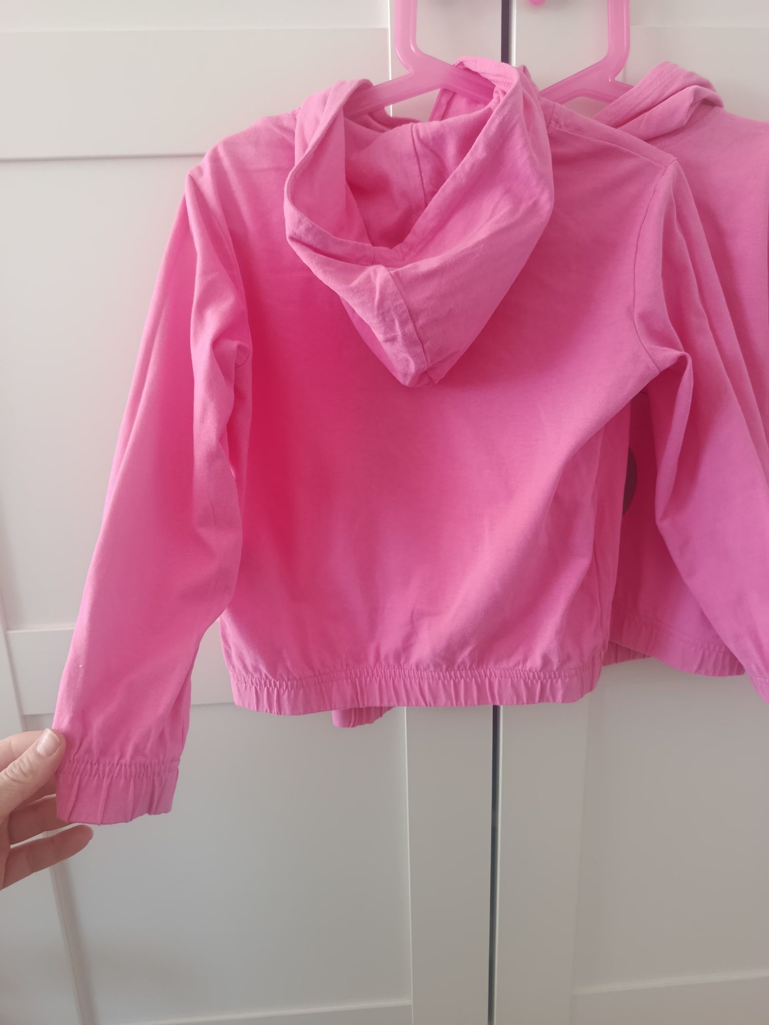 Bluzy dla bliźniaczek,z kotkiem rozmiar 116