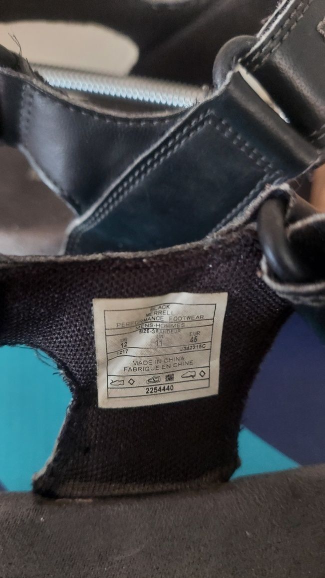 Merrell sandały męskie black sport air cushion r 46