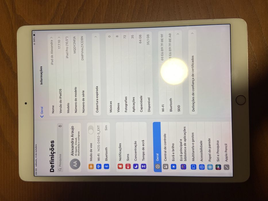 Ipad 10.5 2017 Rosa