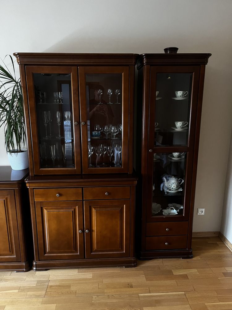 Stylowy komplet mebli + plus komplet jadalniany w stylu vintage